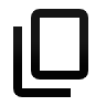 Grey copy icon